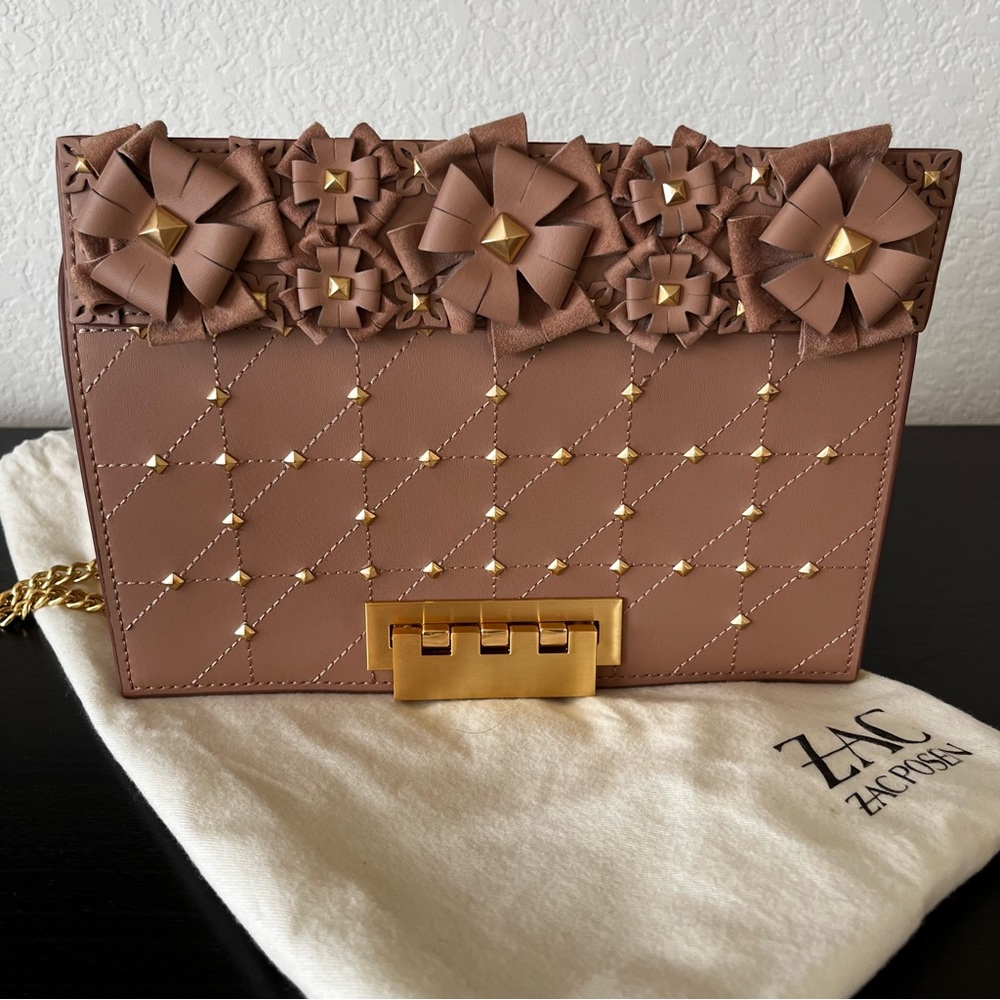 Zac Posen Earthette Leather Shoulder Bag